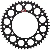 Renthal 99-24 Yam YZ125/X/G/ 250/F/X/450F/FX/ WR250-450F Rear Grooved Sprocket - Blk 520-50P Teeth