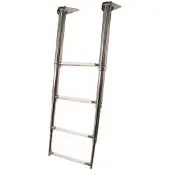 Oem Marine 3030313 4 Stappen Telescopisch Roestvrij Staal Ladder