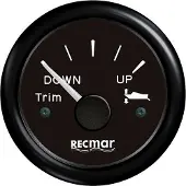 Recmar 0-190º Trim Position Indicator Zwart 51 mm