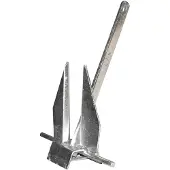 Nantong Five-wood Danforth Anchor Zilver 12 kg