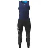 Zhik Long John Microfleece V Skiff 1 Mm Neoprene Sleeveless Wetsuit Blauw S Man