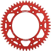 Supersprox Aluminium 49d Ral1512x49red Achtertandwiel