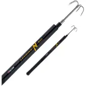 Falcon Eging Telescopic Gaff Zilver 300 cm