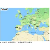 C-MAP West Mediterranean Map Blauw
