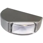 Lumitec Aluminium Port/red Side Light Grijs 10-30V