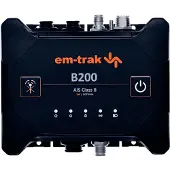 Em-trak B200 Ais Class B+ Baterry Transmitter/receiver 5w Transparant