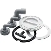 VETUS Elbow Connector Zilver