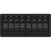 Blue Sea Systems Water Resistant Panel 8 Position Zwart