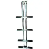 Oem Marine 4 Steps Ladder Zilver 44 x 35 cm