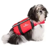 PLASTIMO Logo Pet Life Jacket Rood M
