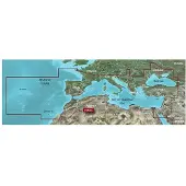 Garmin Eu723l Mar Mediterraneo Marine Charts Blauw
