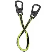 PLASTIMO Premium 2 Carabiners Rescue Rope 1-1.5 M Geel 23 mm