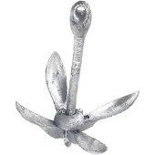 Talamex Galvanized Folding Anchor Zilver 4 kg