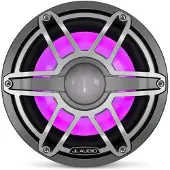 JL Audio M6-650x-s-gmti-i M6 Marine Coaxial With Transflective Led Lighting Grijs 75W