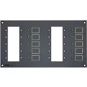 PROS 10 Single-pole Rocker Circuit Breakers Dc Module Zwart