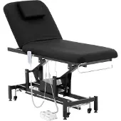 Physa Massagetafel - 2 motoren - 200 kg - zwart