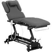 Physa Massagetafel - 3 motoren - 200 kg - zwart / grijs