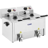 Royal Catering Elektrische friteuse - 2 x 13 liter - EGO thermostaat