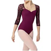 Intermezzo Manila 3/4 3/4 Sleeve Leotard Rood XL Vrouw