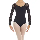 Intermezzo Merblon Ml Long Sleeve Leotard Zwart XS Vrouw