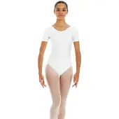 Intermezzo Ly Mc Short Sleeve Leotard Wit 10 Years Meisje