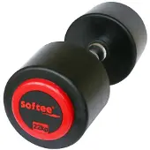 Softee Pro-sport 22kg Dumbbell Zwart 22 kg