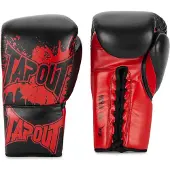 TAPOUT Angelus Leather Boxing Gloves Rood 10 oz R