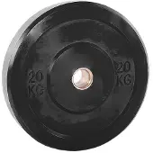 Softee Bumper Plate 20kg Zwart 20 kg