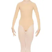 Intermezzo Lover Ml Long Sleeve Leotard Beige XL Vrouw