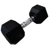 Softee Hex Dumbbell 27.5kg Zilver
