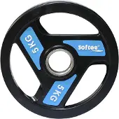 Softee Olympic Plate 5kg Zwart 5 kg