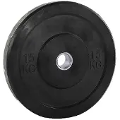 Softee Bumper Plate 15kg Zwart 15 kg