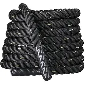 Softee Functional Battle Battle Rope Zwart 15 m