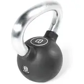 Olive Rubber 8kg Kettlebell Zwart 8 kg