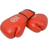 Sporti France 10oz Leather Artificial Boxing Gloves Oranje