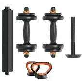Fed Dumbbells V2+bar+weight Xiaomi Weight Set 10kg Transparant S