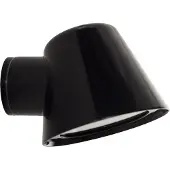 Ks Verlichting - Wandlamp - Vita Cup - hoogglans zwart - landelijk - GU10 - muurlamp - aluminium - buitenverlichting
