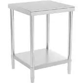 Royal Catering RVS werktafel - PREMIUM - 60 x 60 cm - 250 kg -