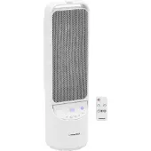 Uniprodo Elektrische ventilatorkachel - 1200/2000 W - draaibaar - wit