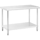 Royal Catering RVS werktafel - ECO - 120 x 60 cm - 250 kg -