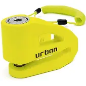 Urban Security Ur208y schijfremslot, geel. Geel, one size