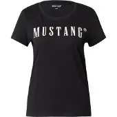 Mustang Shirt 'Alama' zwart / wit