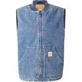 Levi's Bodywarmer 'Sansome Vest' blauw denim