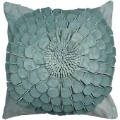 Clayre & Eef Kussenhoes 45x45 cm Groen Polyester Vierkant Bloem Groen