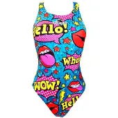 Turbo Pop Comic Swimsuit Veelkleurig M Vrouw