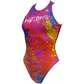Turbo Dragonette Swimsuit Roze 7-8 Years Meisje
