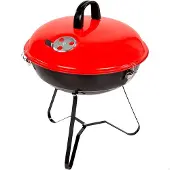 Aktive Round Charcoal Barbecue 36 Cm Rood