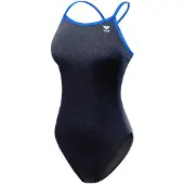 Tyr Hexa Diamondfit Swimsuit Blauw 7-8 Years Meisje