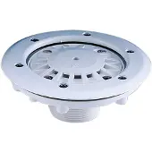 AstralPool 00340 Pool Floor Inlet 2´´ Glued Thread Ø Prefabricated Pool 50mm Zilver