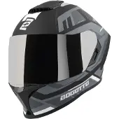 Bogotto Phantom Codex Zwart Grijs Wit Fiberglas Integraalhelm Maat M